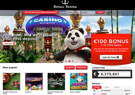 royal panda casino free spins